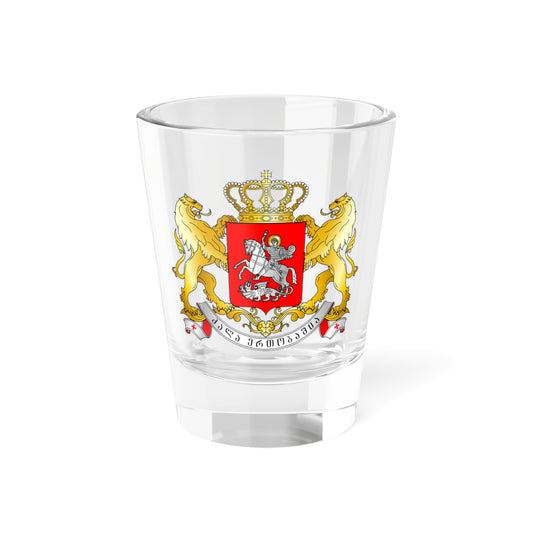 Georgias Large Coat of Arms (Georgia) (Coat of Arms) Shot Glass 1.5oz