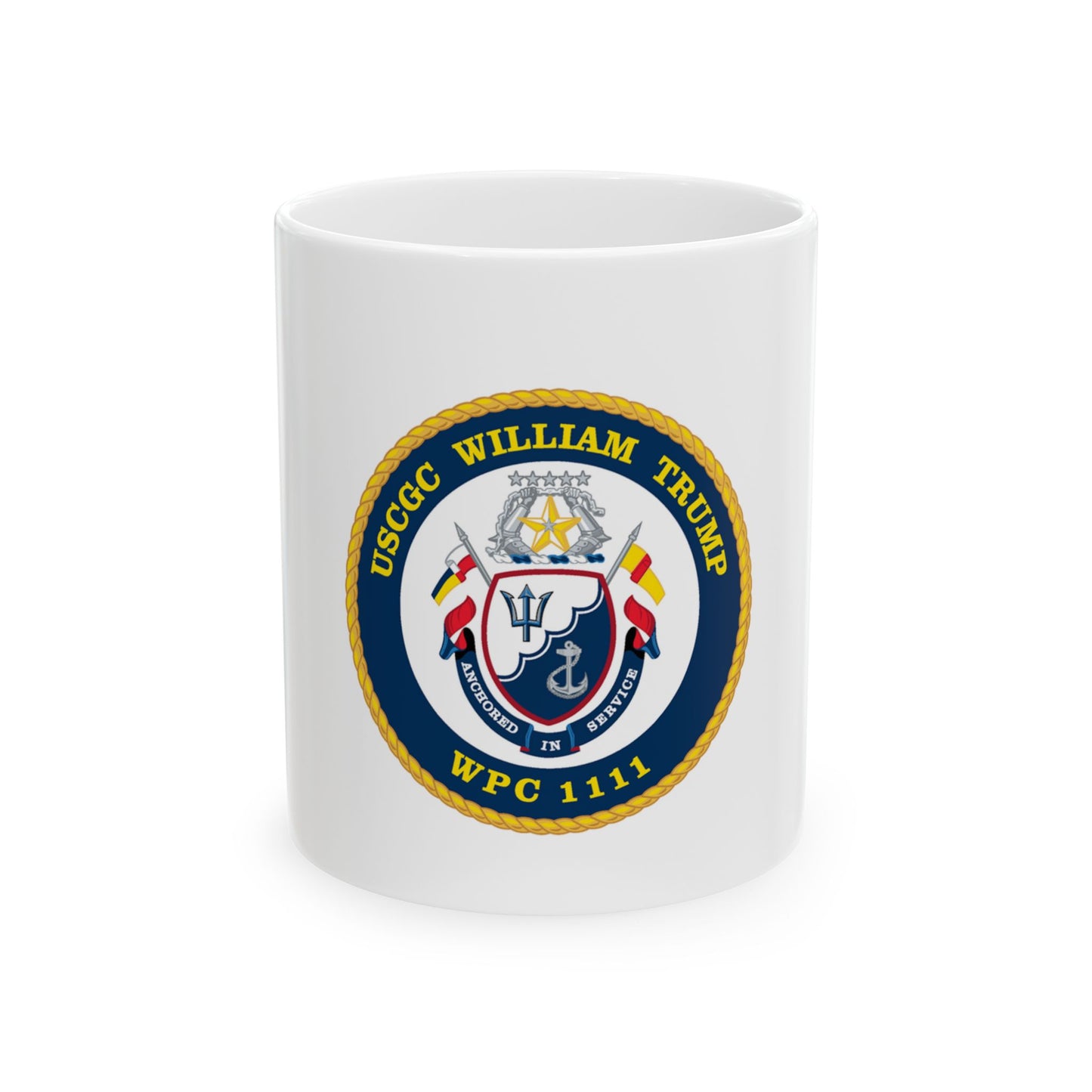USCGC William Trump WPC 1111 (U.S. Coast Guard) White Coffee Mug