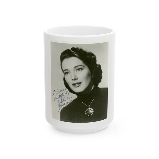 Julia Adams #209 (Vintage Female Icon) White Coffee Mug-15oz-Go Mug Yourself