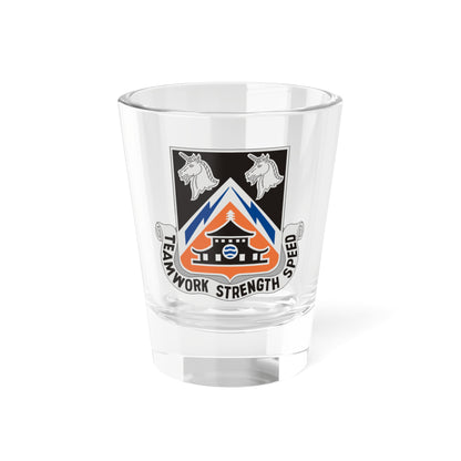 Verre à liqueur du 43e bataillon de transmission (armée américaine) 1,5 oz