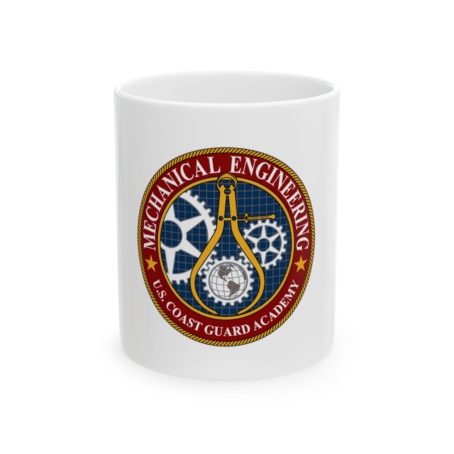 USCG Acad Mech Engineering (U.S. Coast Guard) White Coffee Mug