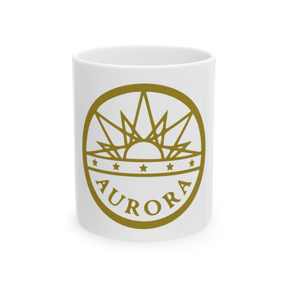 Seal of Aurora Colorado - White Coffee Mug