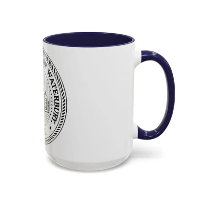 Seal of Waterbury Connecticut - Accent Coffee Mug-Go Mug Yourself