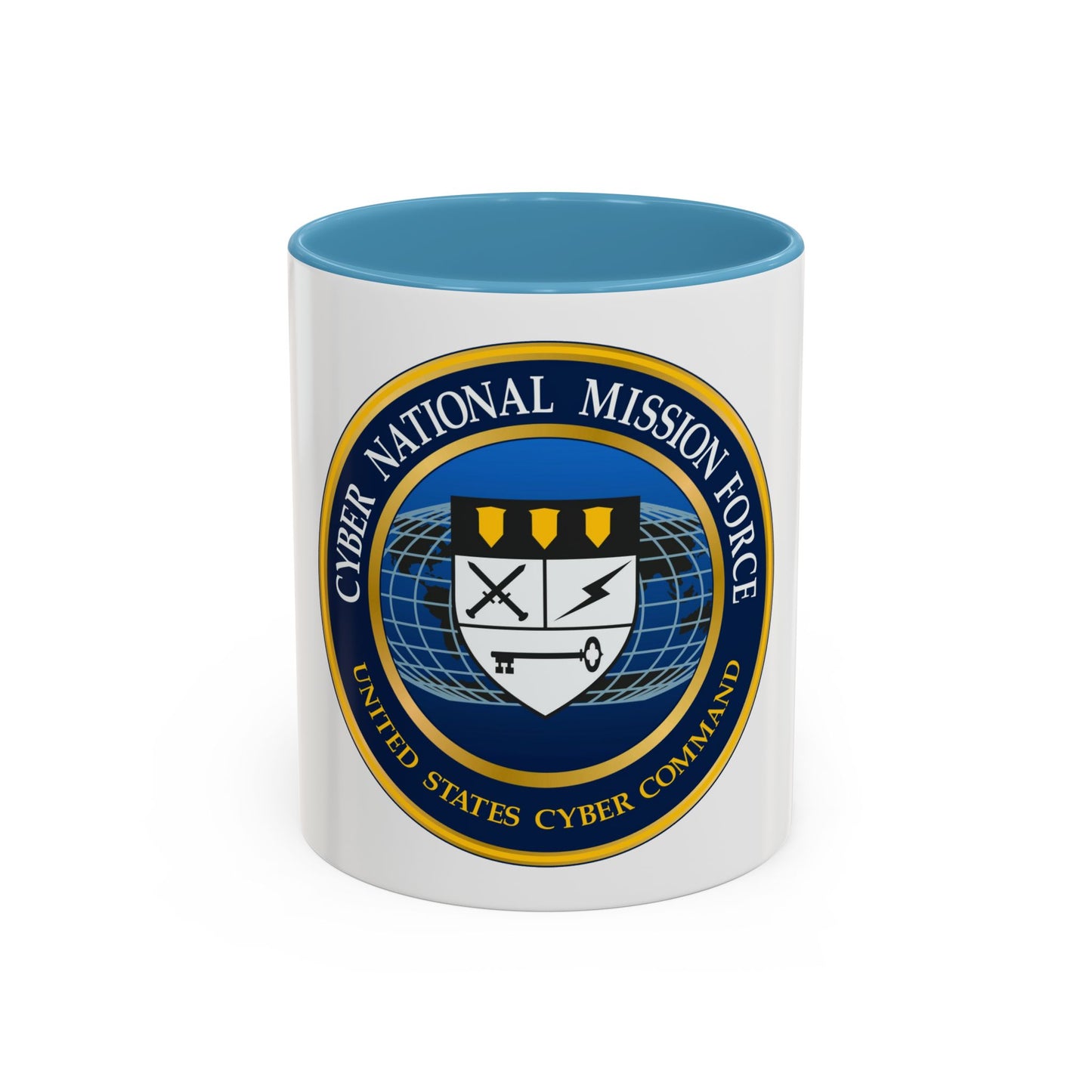 Cyber National Mission Force (U.S. Army) Accent Coffee Mug