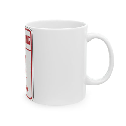 NYSDOT NYP1-2 (New York) (Road Sign) White Coffee Mug