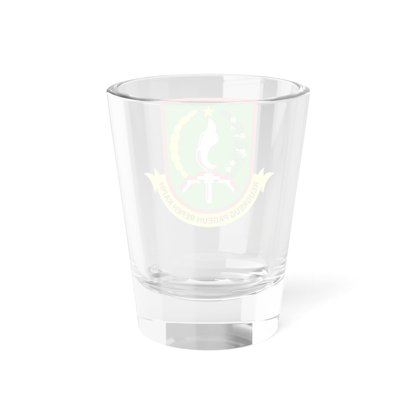 Lambang Kota Sukabumi Vektor (Indonesia) (Coat of Arms) Shot Glass 1.5oz