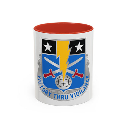 108 Military Intelligence Battalion (U.S. Army) Accent Coffee Mug