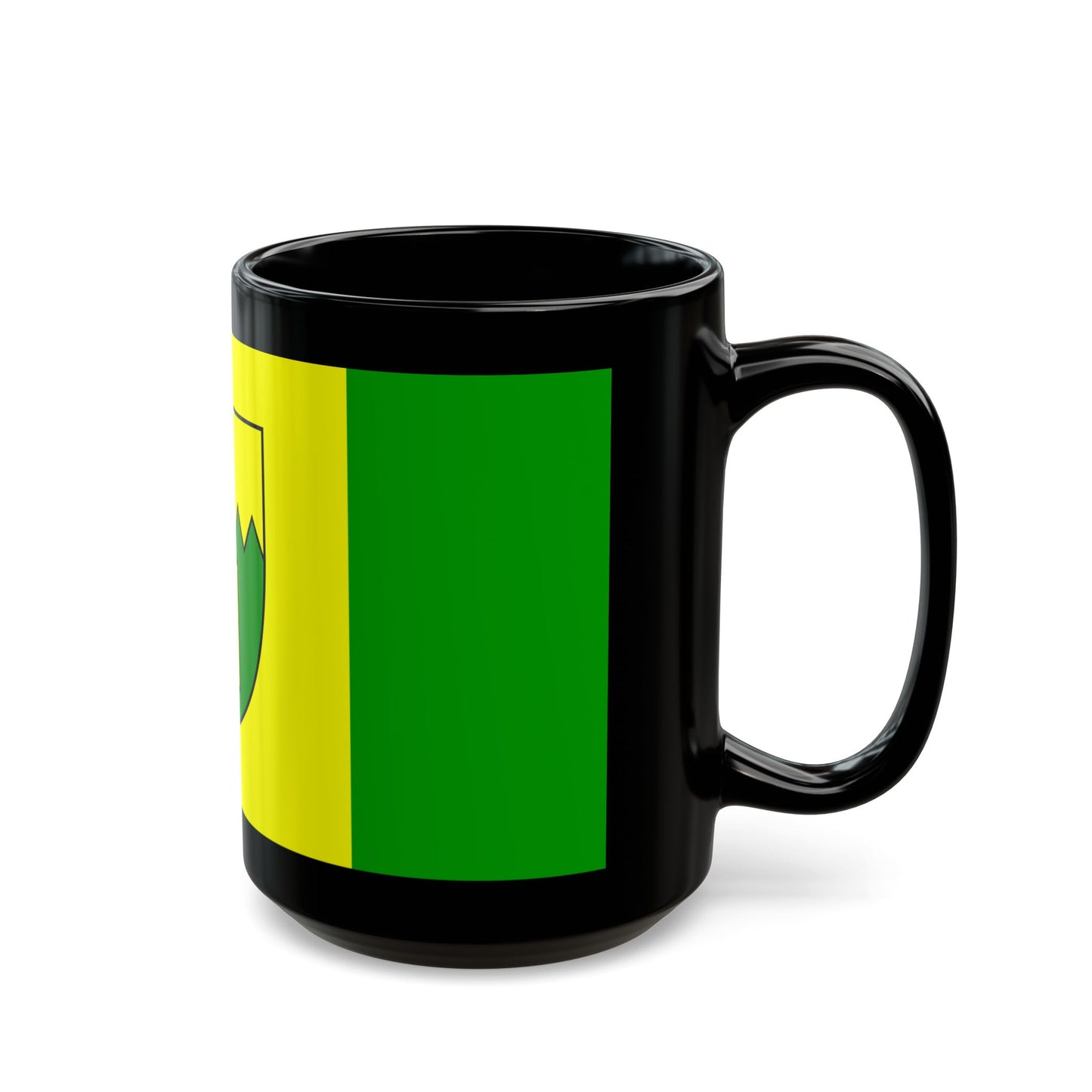 Flag of Kimberley British Columbia Canada - Black Coffee Mug-Go Mug Yourself