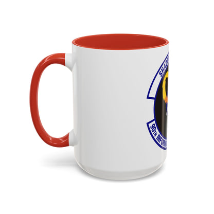 90th Information Operations Squadron (U.S. Air Force) Accent Coffee Mug