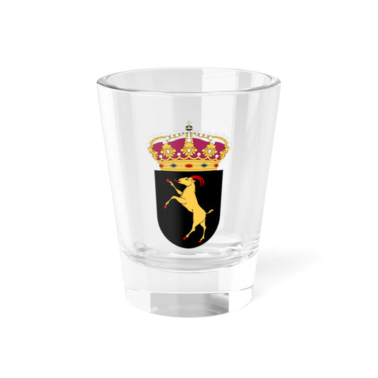 HMS Hälsingland vapen (Sweden) (Coat of Arms) Shot Glass 1.5oz