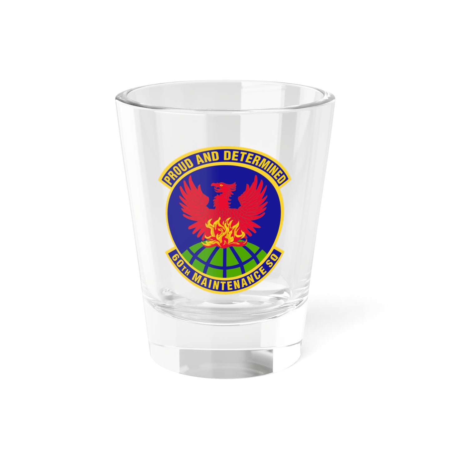 60th Maintenance Squadron (U.S. Air Force) Shot Glass 1.5oz