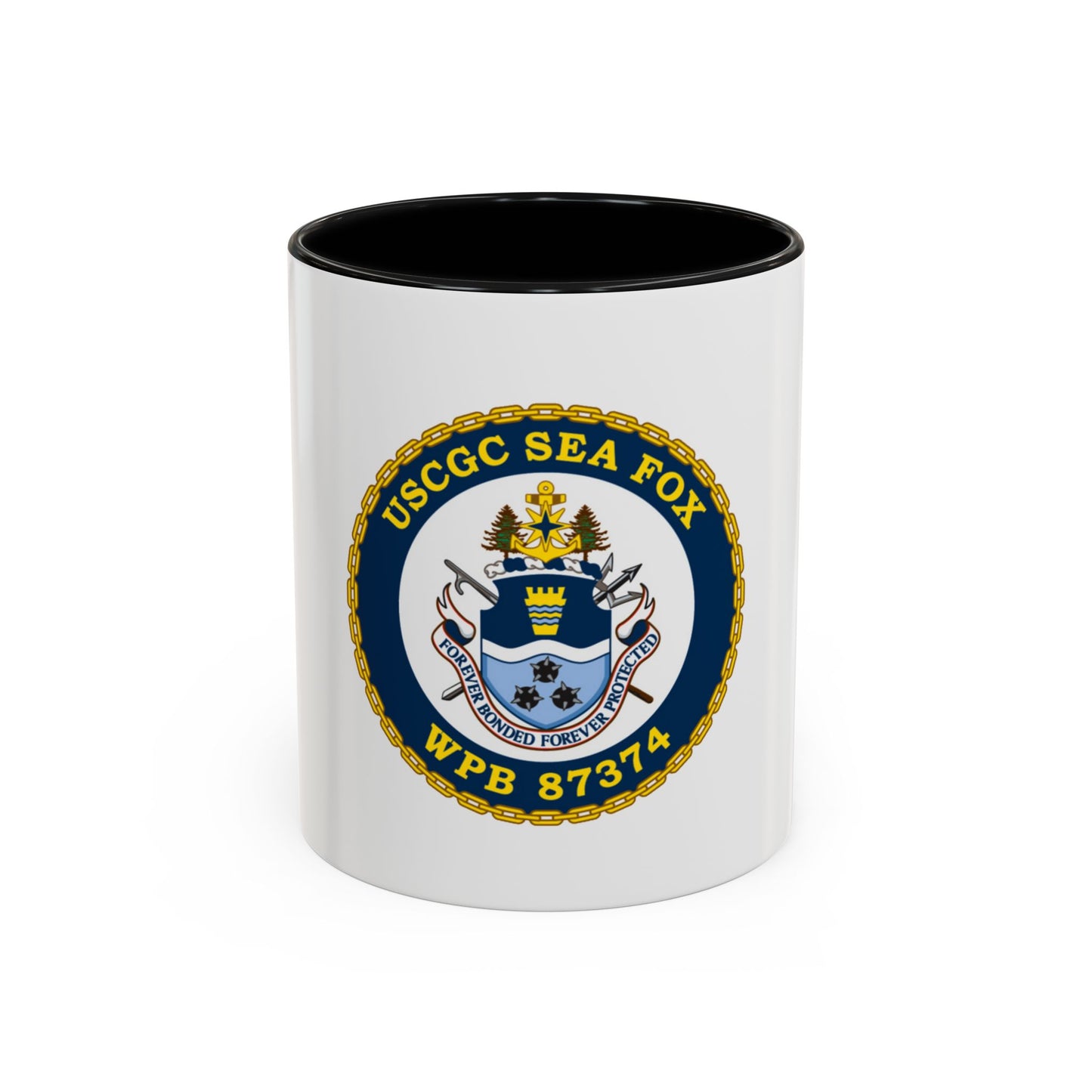 USCGC Sea Fox WPB 87374 2 (U.S. Coast Guard) Accent Coffee Mug