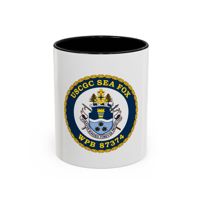 USCGC Sea Fox WPB 87374 2 (U.S. Coast Guard) Accent Coffee Mug