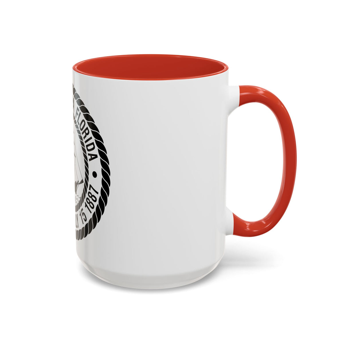 Seal of Tampa Florida - Accent Coffee Mug