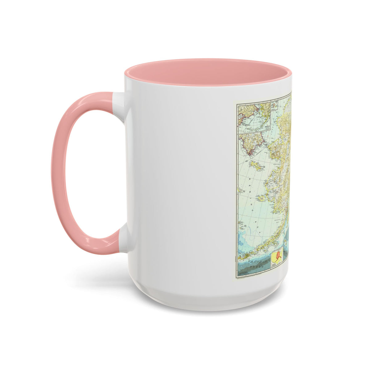 USA - Alaska (1956) (Map) Accent Coffee Mug