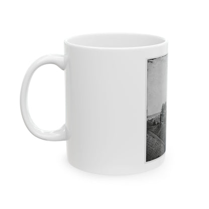 White House Landing, Va. Supply Vessels At Anchor (U.S. Civil War) White Coffee Mug