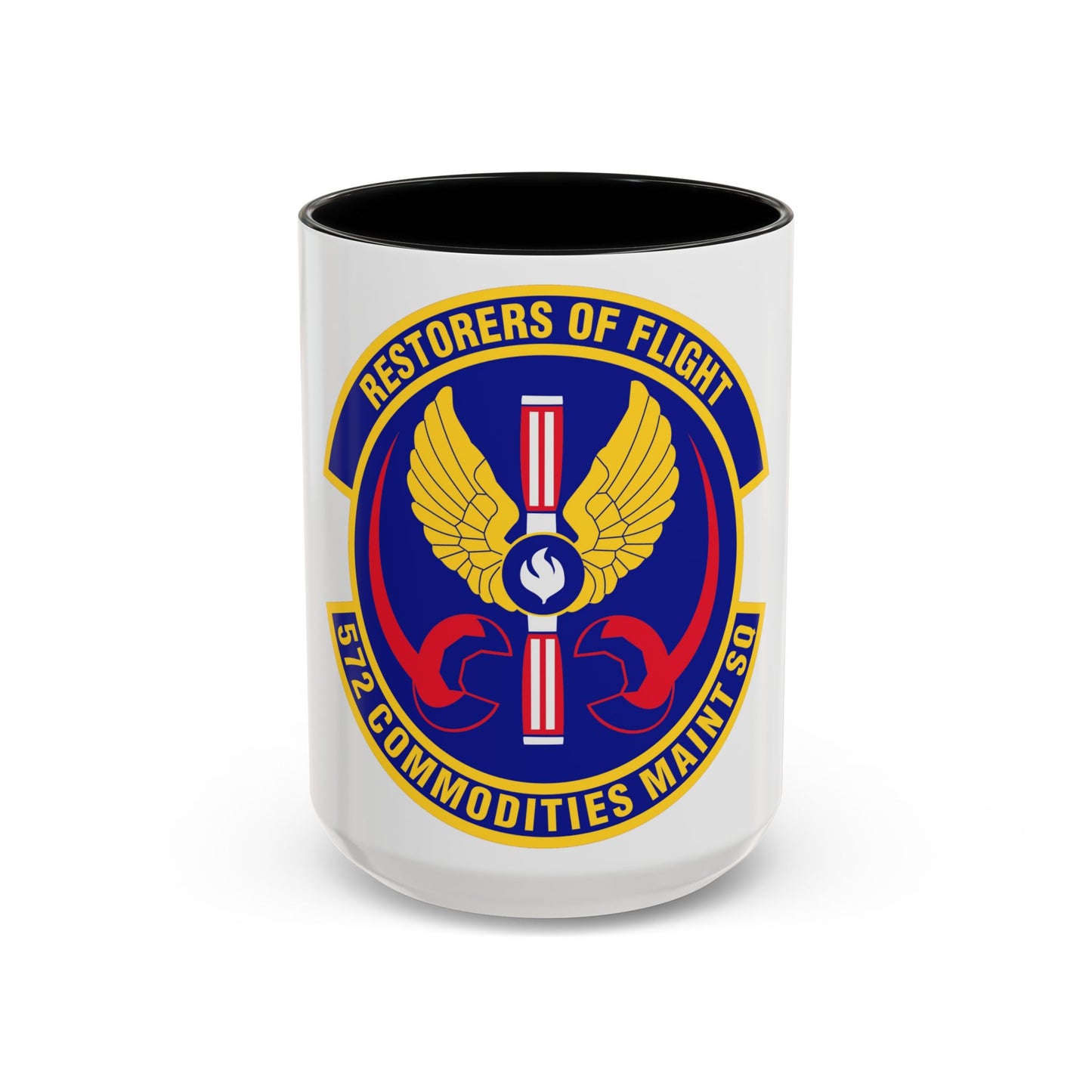 572d Commodities Maintenance Squadron (U.S. Air Force) Accent Coffee Mug