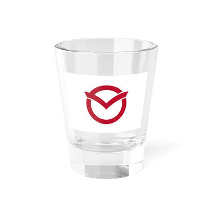 Flag of Hino Tottori (Japan) Shot Glass 1.5oz