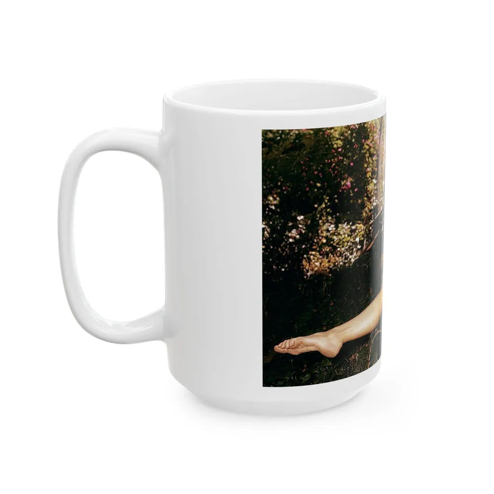 Yvette Vickers #46 - Playboy 1959 Photo (Vintage Female Icon) White Coffee Mug-Go Mug Yourself