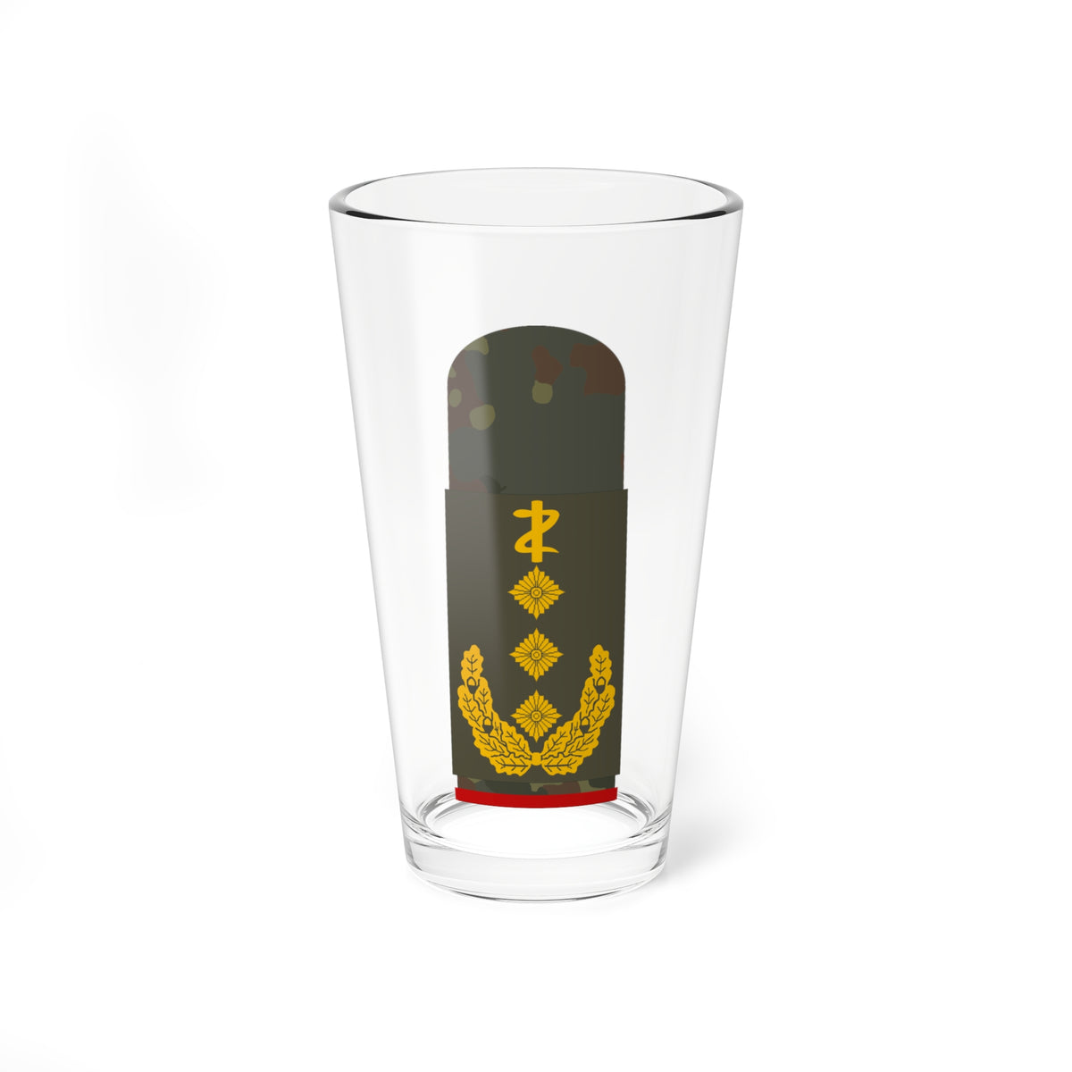 HA OS5 63c Generaloberstabsarzt ZMx L (Germany) (Military Rank) Pint Glass 16oz