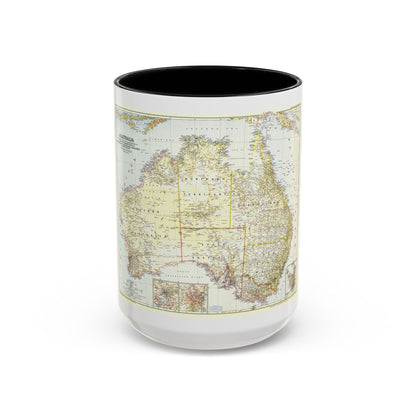 Australia (1948) (Map) Accent Coffee Mug