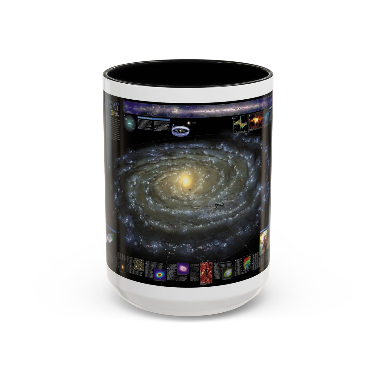 Space - Milky Way (2002) (Map) Accent Coffee Mug