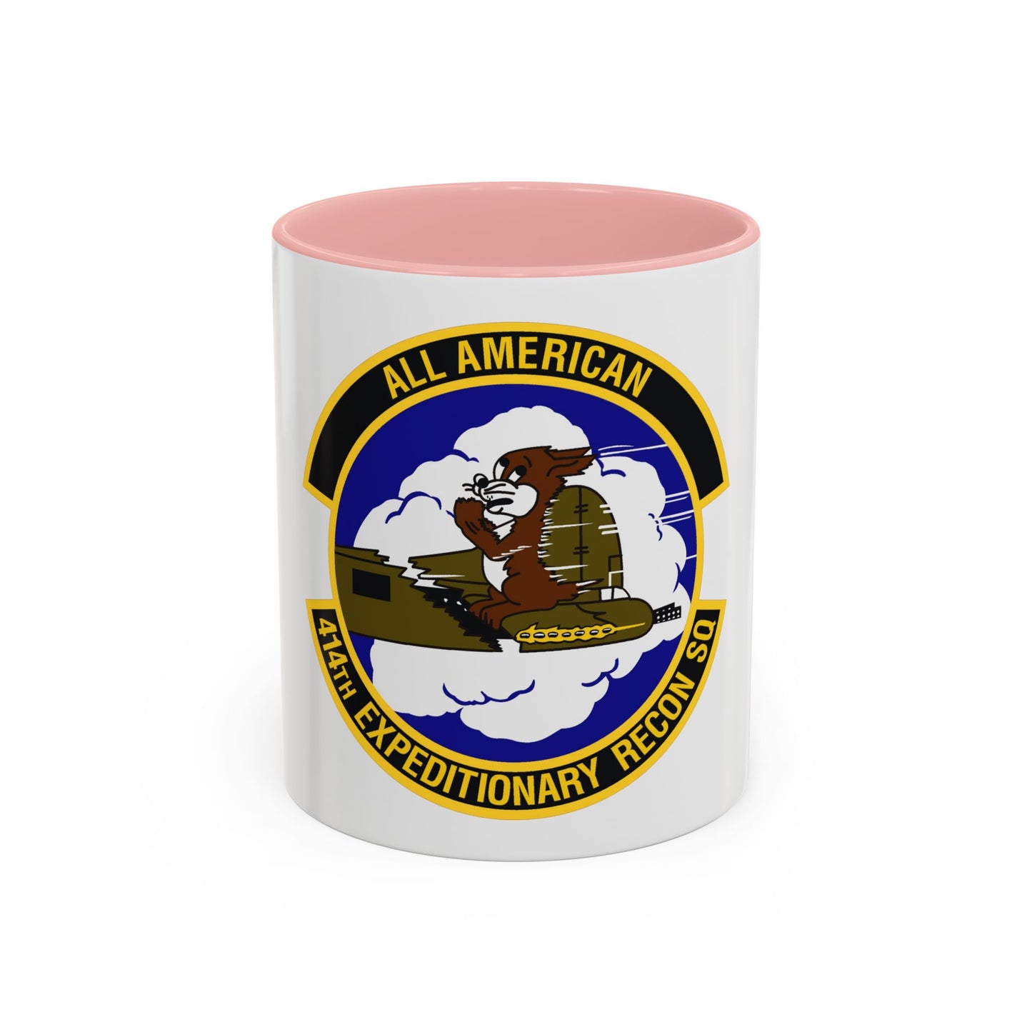 414th Expeditionary Reconnaissance Squadron (U.S. Air Force) Accent Coffee Mug