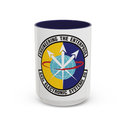 643d Electronic Systems Squadron (U.S. Air Force) Accent Coffee Mug