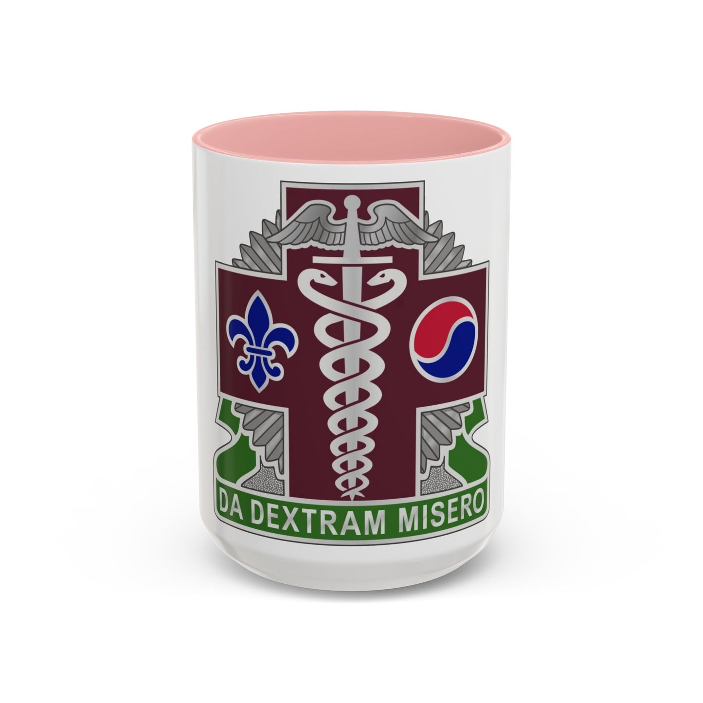 65 Medical Brigade 2 (U.S. Army) Accent Coffee Mug