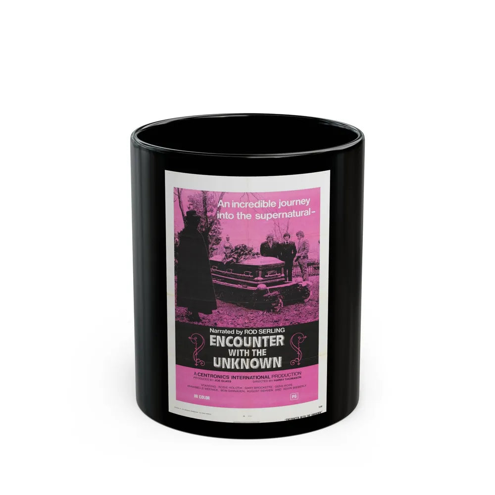 ENCOUNTER WITH THE UNKNOWN 1972 Movie Poster - Black Coffee Mug-11oz-Go Mug Yourself