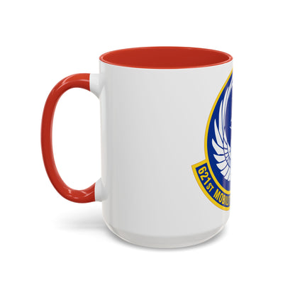 621 Mobility Support Operations Squadron AMC (U.S. Air Force) Accent Coffee Mug