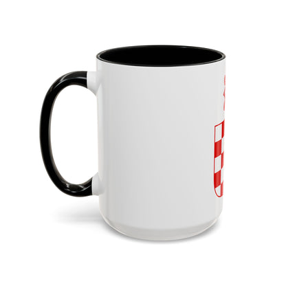 Coat of arms of the Independent State of Croatia - Accent Coffee Mug
