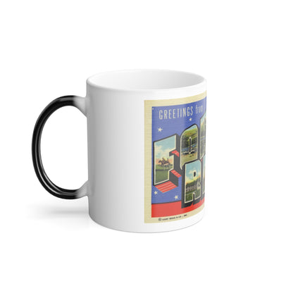 Greetings from Fort Riley Kansas (Greeting Postcards) Color Changing Mug 11oz