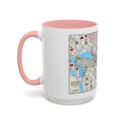 Caspian Region- Promise and Peril (1999) (Map) Accent Coffee Mug
