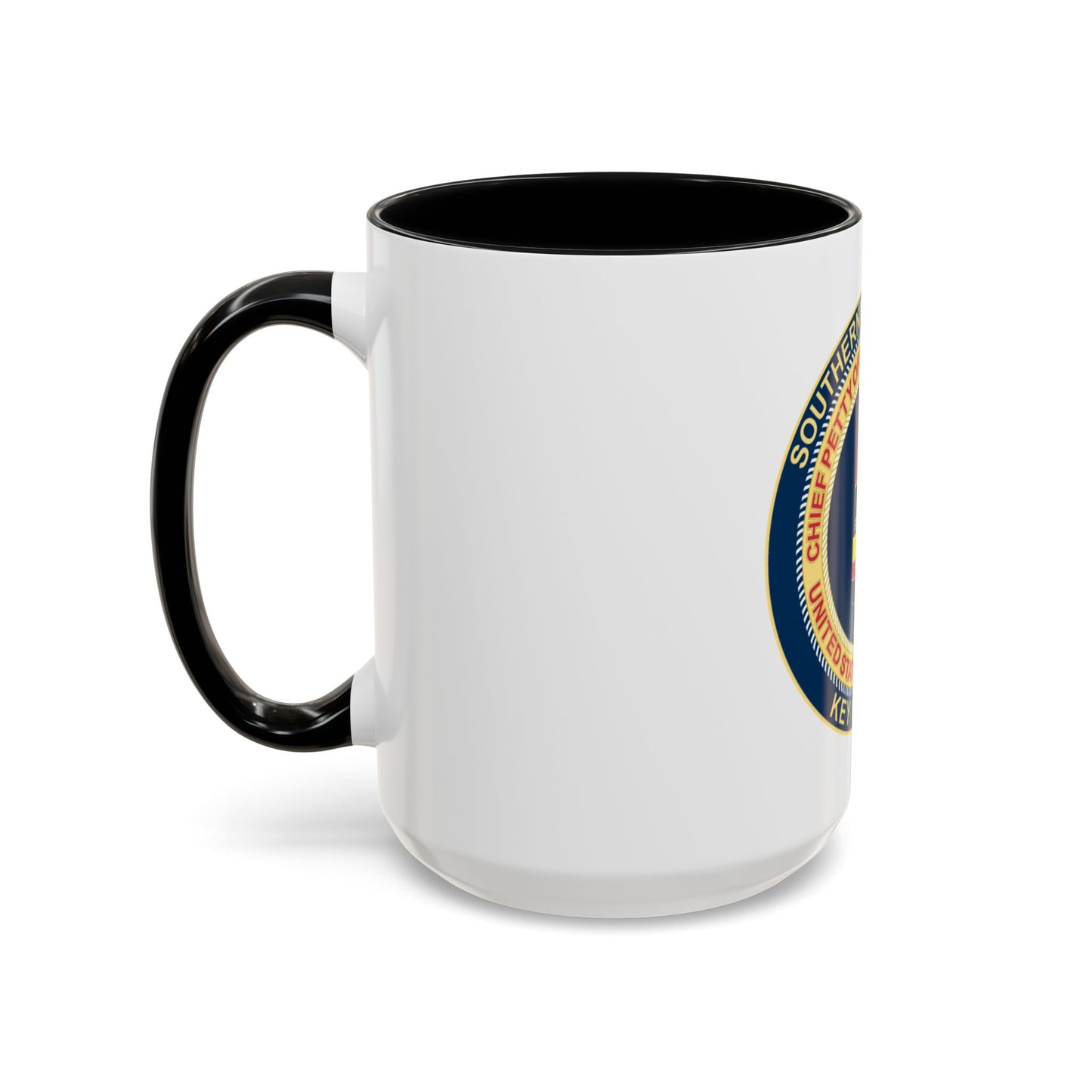 USCG CPOA Key West FL Southernmost Chapter (U.S. Coast Guard) Accent Coffee Mug