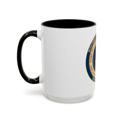 USCG CPOA Key West FL Southernmost Chapter (U.S. Coast Guard) Accent Coffee Mug