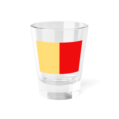 Flag of Naples Italy - Shot Glass 1.5oz