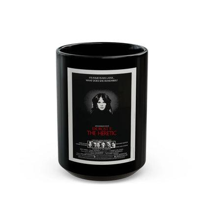 EXORCIST II THE HERETIC 1977 Movie Poster - Black Coffee Mug-15oz-Go Mug Yourself