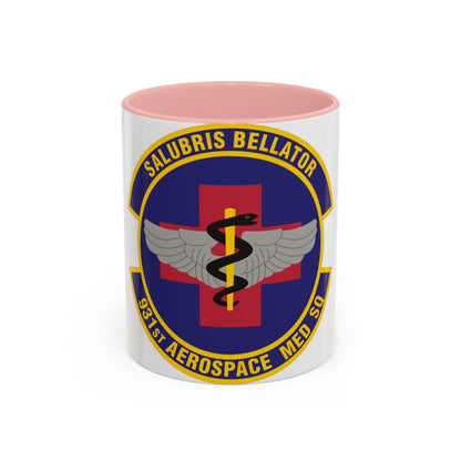 931 Aerospace Medicine Squadron AFRC (U.S. Air Force) Accent Coffee Mug