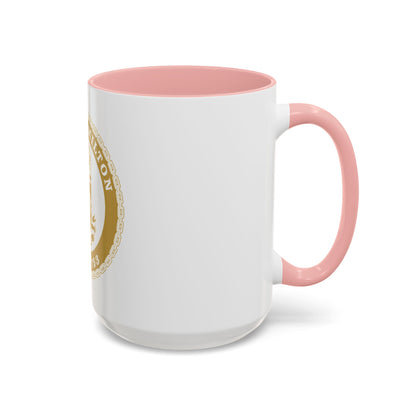 USCGC Hamilton WMSL 753 GOLD (U.S. Coast Guard) Accent Coffee Mug
