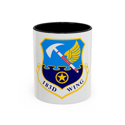 183d Wing emblem (U.S. Air Force) Accent Coffee Mug