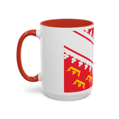 Flag of Alsace France - Accent Coffee Mug-Go Mug Yourself