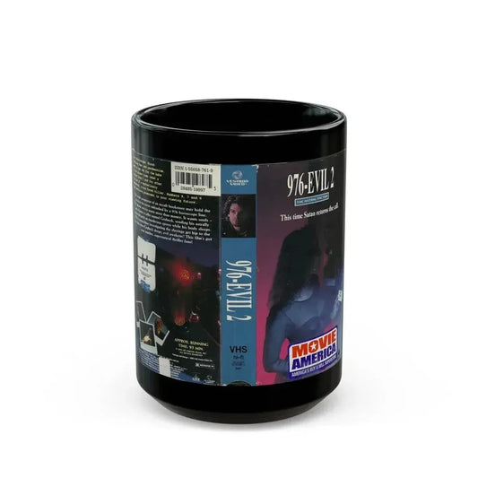 976 EVIL 2 (VHS COVER) - Black Coffee Mug 15oz - Go Mug Yourself