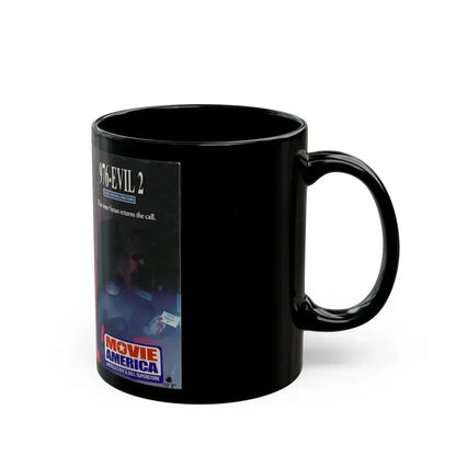 976 EVIL 2 (VHS COVER) - Black Coffee Mug - Go Mug Yourself