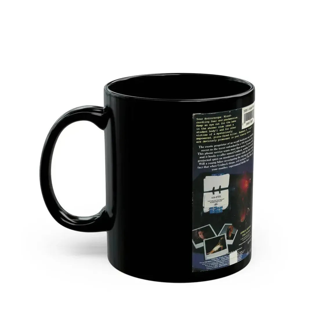 976 EVIL 2 (VHS COVER) - Black Coffee Mug - Go Mug Yourself
