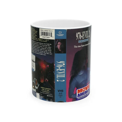 976 EVIL 2 (VHS COVER) - White Coffee Mug-11oz-Go Mug Yourself