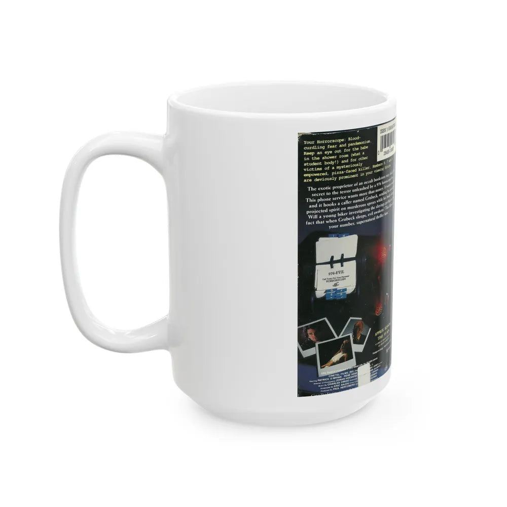 976 EVIL 2 (VHS COVER) - White Coffee Mug-Go Mug Yourself