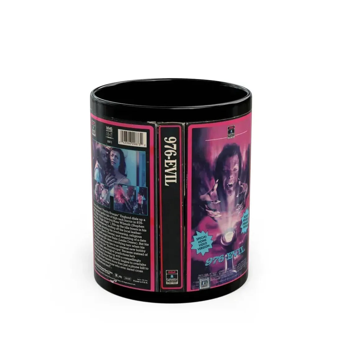 976 EVIL (VHS COVER) - Black Coffee Mug 11oz - Go Mug Yourself