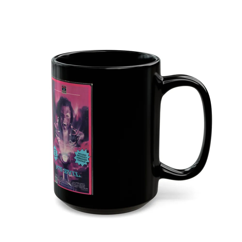 976 EVIL (VHS COVER) - Black Coffee Mug-Go Mug Yourself