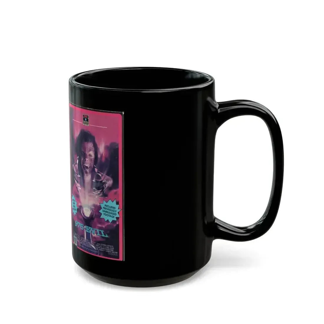 976 EVIL (VHS COVER) - Black Coffee Mug - Go Mug Yourself